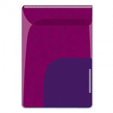 Папка-уголок для заметок Малиновый+фиолетовый 2шт — Городок мастеров